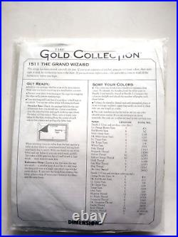 Dimensions Gold Collection Embroidery Kit #1511 The Grand Wizard VTG 1998 NOS