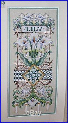 Dimensions Gold Collection Exquisite Lily Sampler Counted Cross Stitch Kit New