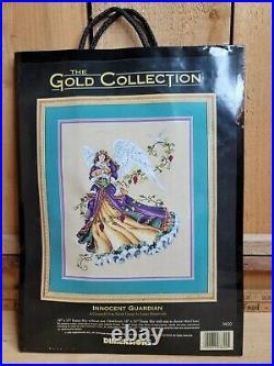 Dimensions Gold Collection INNOCENT GUARDIAN Angel Cross Stitch Kit J Himsworth