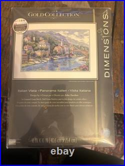 Dimensions Gold Collection ITALIAN VISTA Counted Cross Stitch Kit 2008 Charming