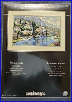 Dimensions Gold Collection ITALIAN VISTA Counted Cross Stitch Kit 2008 Charming