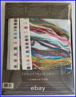Dimensions Gold Collection Iris and Swan Cross Stitch Kit 70-35264 Unused