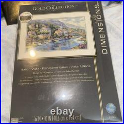 Dimensions Gold Collection Italian Vista Cross Stitch Kit 35246 Discontinued