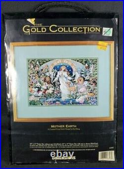 Dimensions Gold Collection MOTHER EARTH CROSS STITCH KIT 3797 Limited Bag New