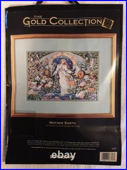 Dimensions Gold Collection MOTHER EARTH CROSS STITCH KIT Animals 3797 RARE NEW