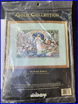 Dimensions Gold Collection MOTHER EARTH CROSS STITCH KIT Animals 3797 RARE New