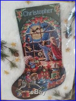 Dimensions Gold Collection Must Be St. Nick Counted Cross Stitch Stocking Kit