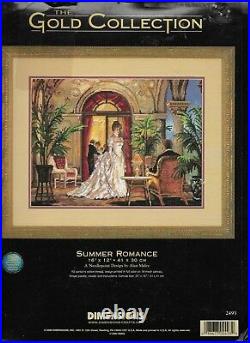 Dimensions Gold Collection NEEDLEPOINT Kit, SUMMER ROMANCE, MPN 2493, SEALED