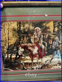 Dimensions Gold Collection Noble Quest Counted Cross Stitch Kit #3768 Framed BH