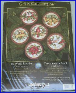 Dimensions Gold Collection Old World Holiday Ornaments Cross Stitch Kit #8813