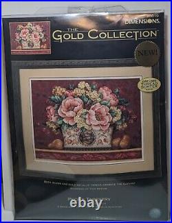 Dimensions Gold Collection PEONY TAPESTRY Needlepoint Kit 20019 Peonies Flowers