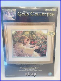 Dimensions Gold Collection PRECIOUS IN HIS SIGHT Cross Stitch Kit #35129 NEW