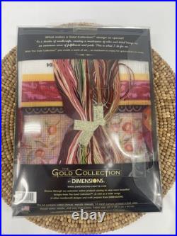 Dimensions Gold Collection Peony Needlepoint Kit Pamela Gladding NIP 20019
