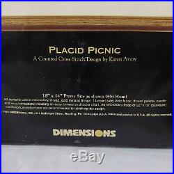 Dimensions Gold Collection Placid Picnic #3798 Counted Cross Stitch Kit 1995
