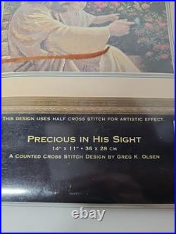 Dimensions Gold Collection Precious In His Sight Counted Cross Stitch New 35129