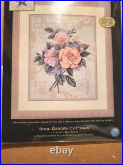 Dimensions Gold Collection Rose Garden Cuttings Counted Cross Stitch Kit 35143