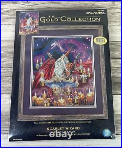 Dimensions Gold Collection SCARLET WIZARD 35141 Counted Cross Stitch RARE! 2004