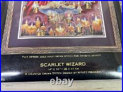 Dimensions Gold Collection SCARLET WIZARD 35141 Counted Cross Stitch RARE! 2004