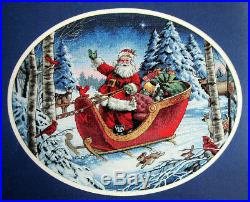 Dimensions Gold Collection Santa's Sleigh Counted Cross Stitch Kit