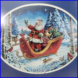 Dimensions Gold Collection Santas Sleigh Counted Cross Stitch Kit Wildlife 8664