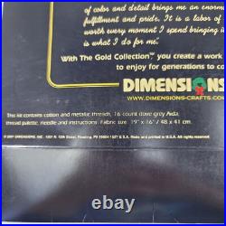 Dimensions Gold Collection Santas Sleigh Counted Cross Stitch Kit Wildlife 8664