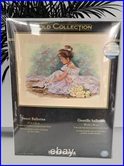 Dimensions Gold Collection Sweet Ballerina 35245 Cross Stitch 15x11 NEW Dimensions Gold Collection Sweet Ballerina 35245 Cross Stitch 15x11 NEW
