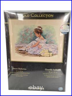 Dimensions Gold Collection Sweet Ballerina 35245 Cross Stitch 15x11 NEW
