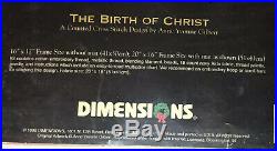 Dimensions-Gold Collection The Birth Of Christ #8563 Cross Stitch Kit, Nativity