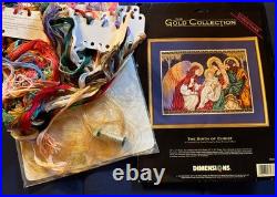 Dimensions Gold Collection The Birth of Christ Counted Cross Stitch KIT #8563