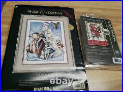 Dimensions Gold Collection The North Wind And Santa Cross Stitch Kits