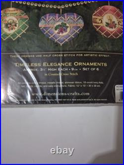 Dimensions Gold Collection Timeless Elegance Christmas Ornament Cross Stitch Kit