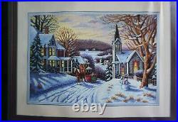Dimensions Gold Collection Wintry Eve Counted Cross Stitch Kit #3854 NEW