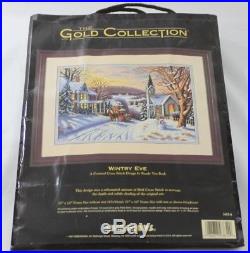 Dimensions Gold Collection Wintry Eve Counted Cross Stitch Randy Van Beck