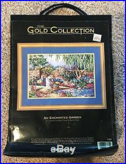 Dimensions Gold Collection-an Enchanted Garden Cross Stitch Kit#3780-1994 Nos