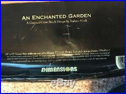 Dimensions Gold Collection-an Enchanted Garden Cross Stitch Kit#3780-1994 Nos