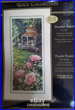 Dimensions Gold CollectionPARADISE FOUND Cross Stich Kit 35207 8x18 Garden