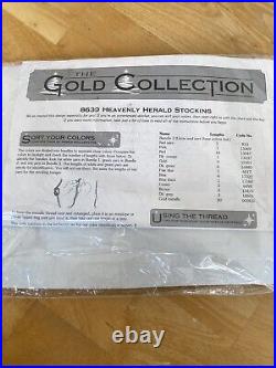 Dimensions Gold Heavenly Herald Stocking 8639 Cross Stitch Kit NEW missing pic