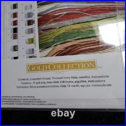 Dimensions Gold Mare and Foal Horses Counted Cross Kit #35260 NEW 14 x 12