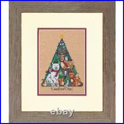 Dimensions Gold Petite Counted Cross Stitch Kit 5X7-Woodland Cheer (18 Count)