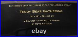 Dimensions Gold TEDDY BEAR GATHERING Counted Cross Stitch Kit 35115 NIP