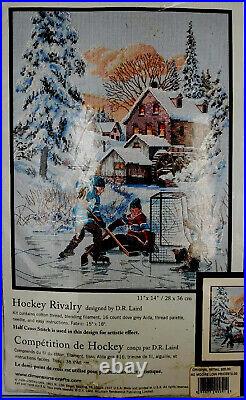 Dimensions Hockey Rivalry Counted Cross Stitch Kit No. 35194 2006 11x14