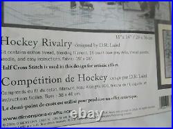 Dimensions Hockey Rivalry Cross Stitch Kit 35194 2006 11x14 NEW