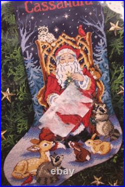 Dimensions Holiday Christmas Santa's Finest Stocking Cross Stitch Griffith 8518