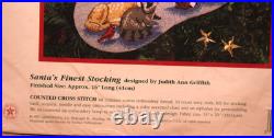 Dimensions Holiday Christmas Santa's Finest Stocking Cross Stitch Griffith 8518