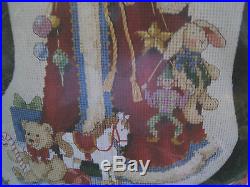 Dimensions Holiday Needlepoint Craft Stocking Kit, FATHER CHRISTMAS, 9085, Mock, 16