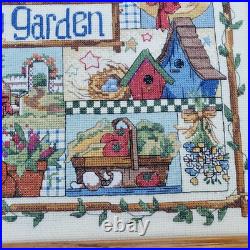 Dimensions I LOVE MY GARDEN 1996 Cross Stitch Kit #3833 Barbara Mock Framed Dimensions I LOVE MY GARDEN 1996 Cross Stitch Kit #3833 Barbara Mock Framed