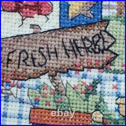 Dimensions I LOVE MY GARDEN 1996 Cross Stitch Kit #3833 Barbara Mock Framed Dimensions I LOVE MY GARDEN 1996 Cross Stitch Kit #3833 Barbara Mock Framed