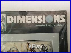 Dimensions IN HIS HANDS Cross Sitch Kit 1/2 Cross Stch Jesus Birds Religious NEW