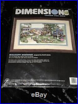 Dimensions Mississippi Memories Vintage Town Counted Cross Stitch Kit KM 3860
