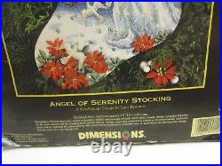 Dimensions NIP Gold Collection Needlepoint Angel of Serenity Stocking Kit 9110